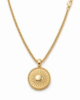Sun Coin Pendant, a demo product in the library