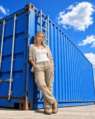Container Blue, a place in the library