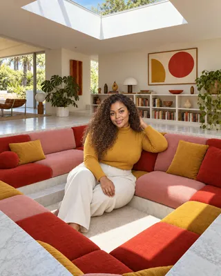 Conversation Pit, a place in the library